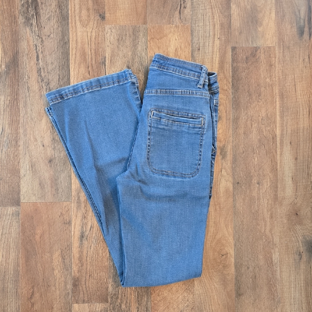 Knox Rose Light Blue Flare Jeans